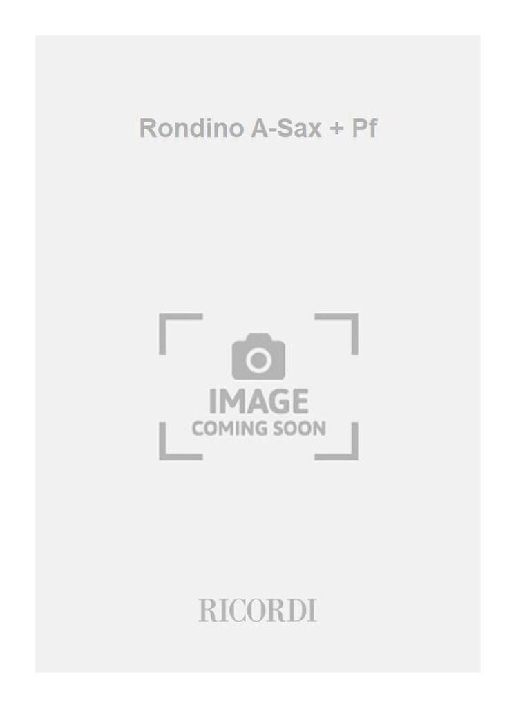 Rondino A-Sax + Pf